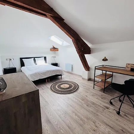 Duplex Albigny Sur Saone Apartmán *